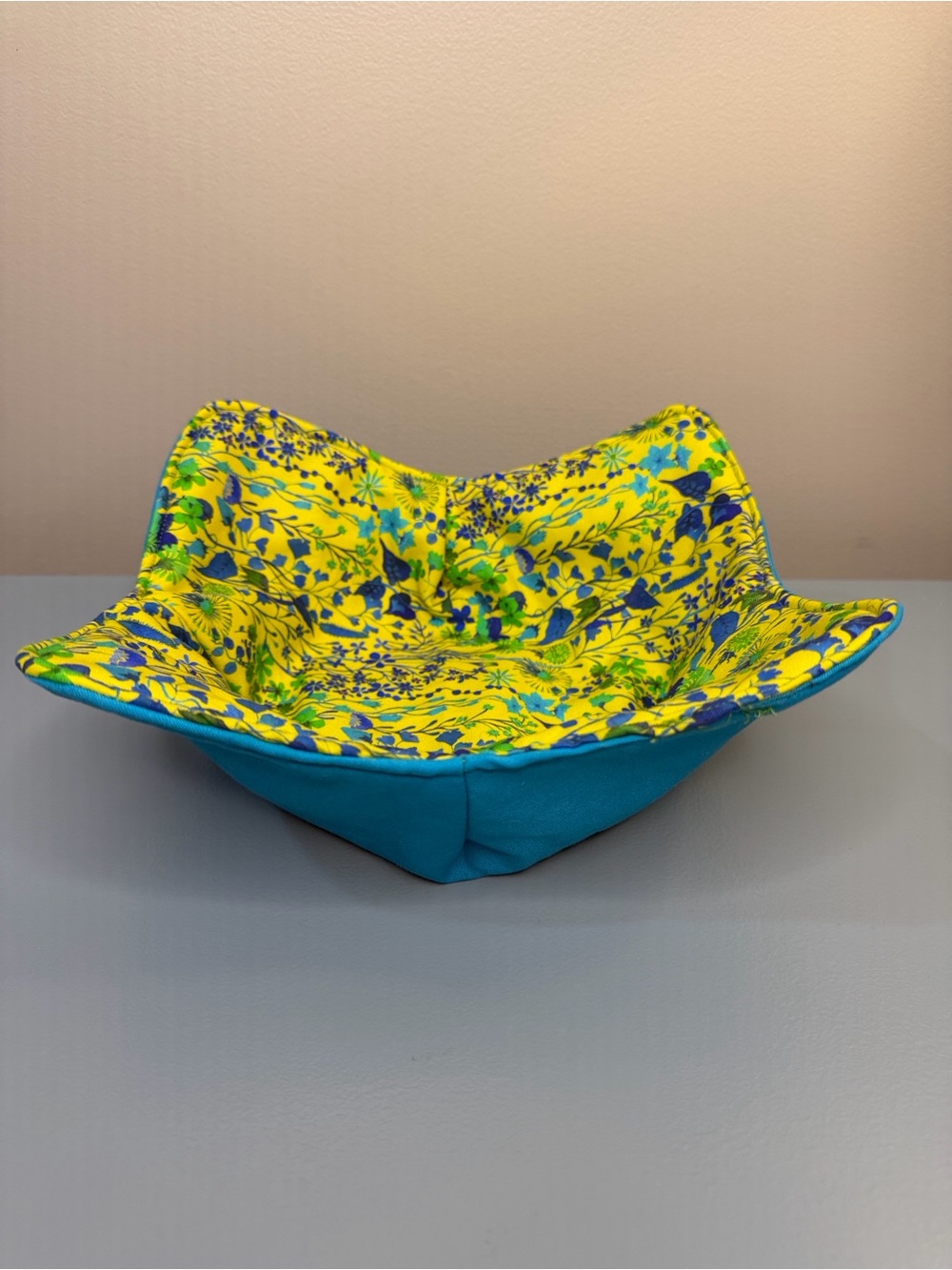 Hand Crafted Assorted 100% Cotton 11”x11” Bowl Coozie - Picture 12 of 13